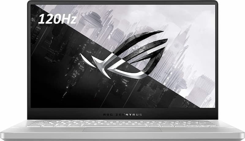 ASUS – Laptop para jogos ROG Zephyrus G14 de 14 polegadas – AMD Ryzen 9 – 16 GB de memória – NVIDIA GeForce RTX 2060 – SSD de 1 TB – Branco luar