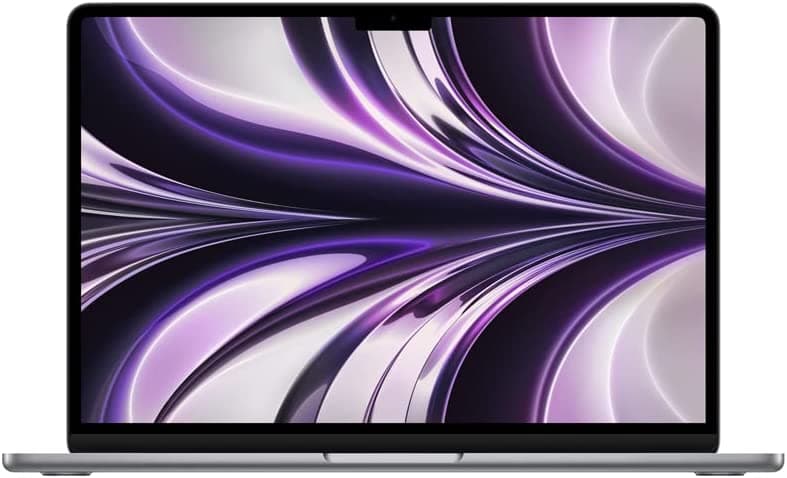 MacBook Air de 13 polegadas: Chip M2 da Apple com CPU de oito núcleos e GPU de dez núcleos, de 512 GB SSD - Cinza-espacial