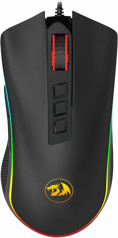 Mouse Gamer Redragon Cobra, Chroma RGB, 10000DPI, 7 Botões, Preto