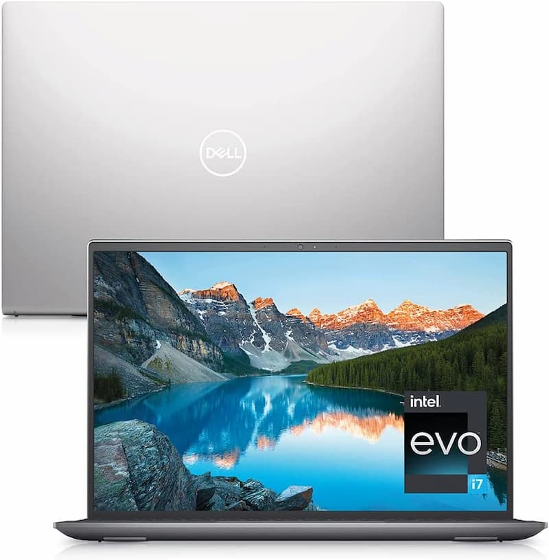 Notebook Ultraportátil Dell Inspiron i13-i1100-A20S 13.3" Full HD 11ª geração Intel EVO Core i7 8GB 512GB SSD Windows 11 Prata
