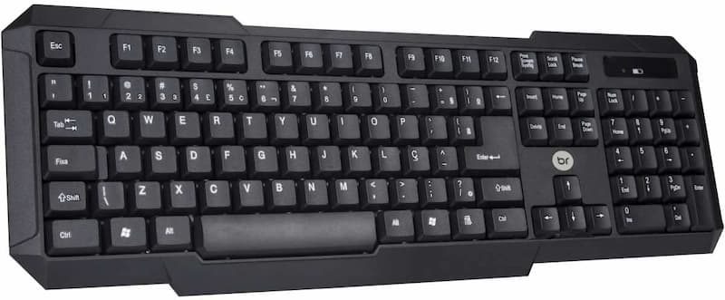 Teclado + Mouse Sem Fio Usb Bright 0055