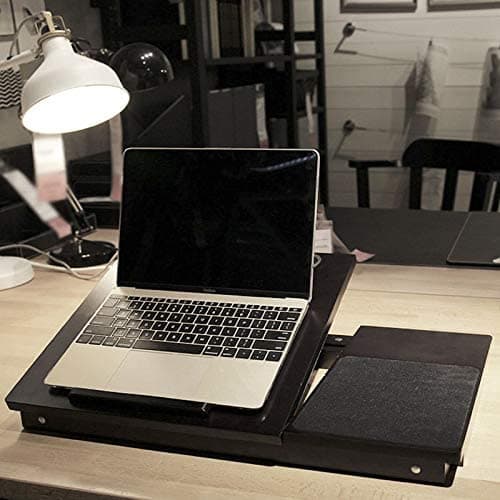 Mesa de madeira para notebook multifuncional