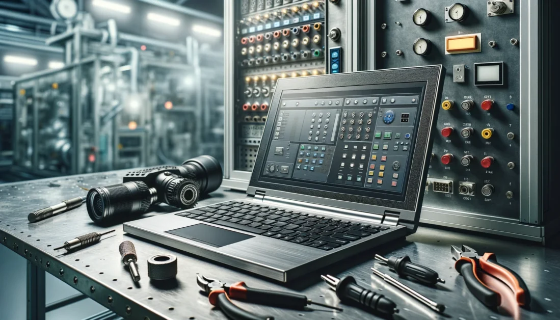 Componentes do Notebook para Automação Industrial